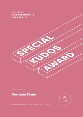Special Kudos Award: Designer Dram
