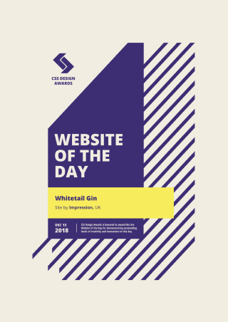 Website Of The Day: Whitetail Gin