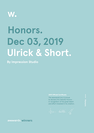 Honors: Ulrick & Short