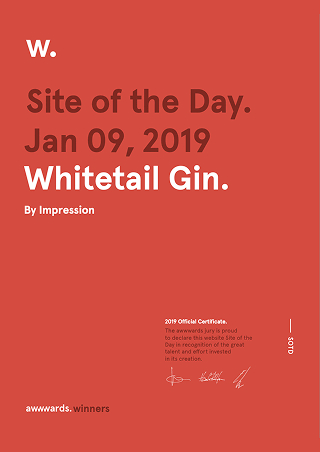 Site Of The Day: Whitetail Gin