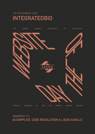 Website Of The Day: IntegratedBio