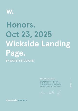 Honors: Wickside Landing
